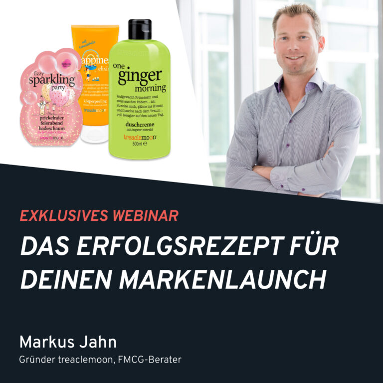 Kostenloses Webinar - Das Erfolgsrezept für deinen Markenlaunch